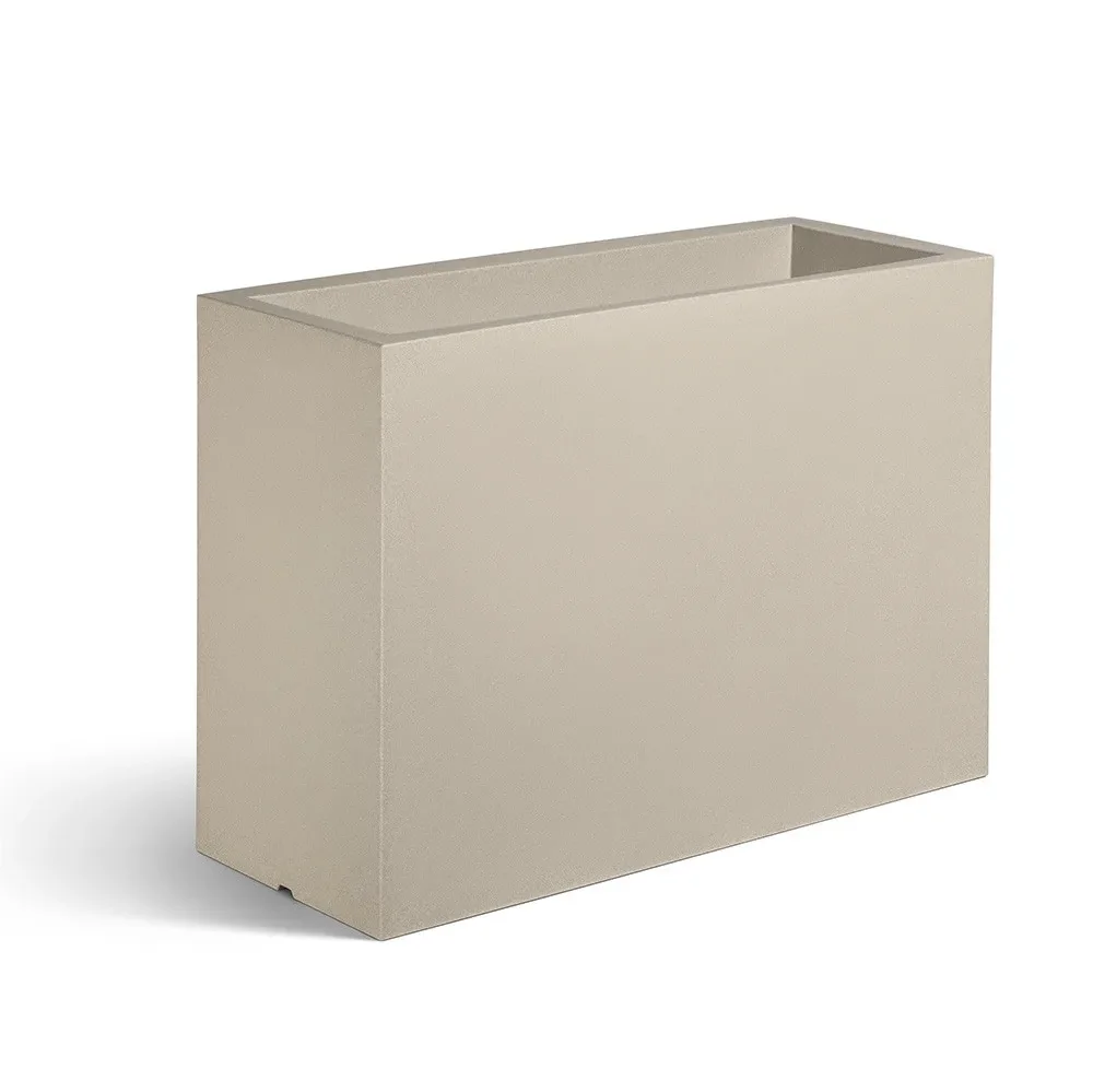 Cvetlično korito za rože Dolomite2 Soft Stone barva 70x80x30 cm - slika 3
